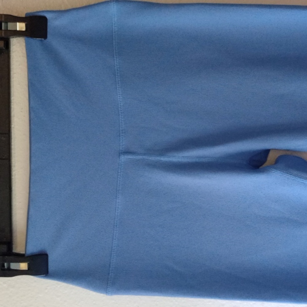 Wilo Ribbed Blue Athletic Yoga Legging Size S/ M - Picture 2 of 8